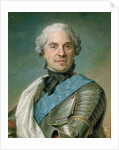 Portrait of Maurice Comte de Saxe by Maurice Quentin de la Tour