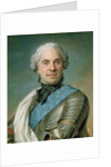 Portrait of Maurice Comte de Saxe by Maurice Quentin de la Tour