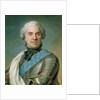Portrait of Maurice Comte de Saxe by Maurice Quentin de la Tour