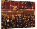Jean Jaures Speaking at the Tribune of the Chamber of Deputies, 1903 by Jean Veber