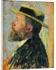Portrait of Jean Jaures, the French socialist leader by Henri Jean Guillaume Martin