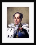 Portrait of Francois Rene Vicomte de Chateaubriand, 1828 by Pierre Louis Delaval or De Laval