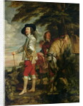 King Charles I of England out Hunting, c.1635 by Anthony van Dyck