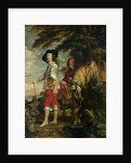 King Charles I of England out Hunting, c.1635 by Anthony van Dyck