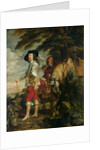 King Charles I of England out Hunting, c.1635 by Anthony van Dyck