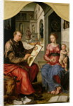 St. Luke Painting the Virgin, c.1545 by Maerten van Heemskerck