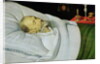 Antoine de Henin, Bishop of Ypres, on his death bed by Jean the Younger Bellegambe