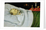Antoine de Henin, Bishop of Ypres, on his death bed by Jean the Younger Bellegambe