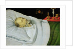 Antoine de Henin, Bishop of Ypres, on his death bed by Jean the Younger Bellegambe