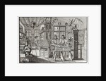 Interior of a printing works in Nuremberg, 17th century by School German