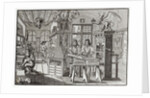 Interior of a printing works in Nuremberg, 17th century by School German