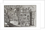 Interior of a printing works in Nuremberg, 17th century by School German