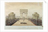 Entry of Napoleon III into Paris, through the Arc de Triomphe, on 2nd December 1852 by Theodore Jung