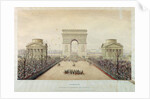 Entry of Napoleon III into Paris, through the Arc de Triomphe, on 2nd December 1852 by Theodore Jung
