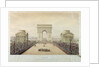 Entry of Napoleon III into Paris, through the Arc de Triomphe, on 2nd December 1852 by Theodore Jung