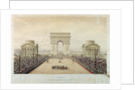 Entry of Napoleon III into Paris, through the Arc de Triomphe, on 2nd December 1852 by Theodore Jung