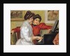 Yvonne and Christine Lerolle at the piano, 1897 by Pierre Auguste Renoir