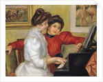 Yvonne and Christine Lerolle at the piano, 1897 by Pierre Auguste Renoir