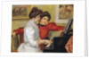 Yvonne and Christine Lerolle at the piano, 1897 by Pierre Auguste Renoir