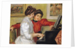 Yvonne and Christine Lerolle at the piano, 1897 by Pierre Auguste Renoir