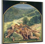 Night, central section of 'The Golden Age' Triptych, 1900 by Leon Henri Marie Frederic