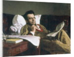 Portrait of Mikhail Glinka at the time of his composition of the opera 'Ruslan and Ludmilla', c.1887 by Ilya Efimovich Repin