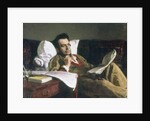Portrait of Mikhail Glinka at the time of his composition of the opera 'Ruslan and Ludmilla', c.1887 by Ilya Efimovich Repin