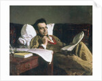 Portrait of Mikhail Glinka at the time of his composition of the opera 'Ruslan and Ludmilla', c.1887 by Ilya Efimovich Repin