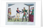Meeting between Napoleon I and Alexander I, at Tilsit, 25 June, 1807 by French School