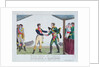 Meeting between Napoleon I and Alexander I, at Tilsit, 25 June, 1807 by French School