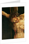 Christ on the Cross by Matthias Grunewald