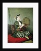 Turkish Woman with a Tambourine, 18th century by Jean-Etienne Liotard