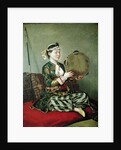 Turkish Woman with a Tambourine, 18th century by Jean-Etienne Liotard