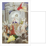 Triumph of King Louis XIV of France driving the Chariot of the Sun preceded by Aurora by Joseph Werner