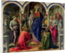 The Barbadori Altarpiece: Virgin and Child surrounded by Angels with St. Frediano and St. Augustine, 1437 by Fra Filippo Lippi
