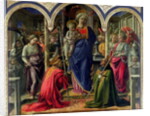 The Barbadori Altarpiece: Virgin and Child surrounded by Angels with St. Frediano and St. Augustine, 1437 by Fra Filippo Lippi