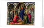The Barbadori Altarpiece: Virgin and Child surrounded by Angels with St. Frediano and St. Augustine, 1437 by Fra Filippo Lippi