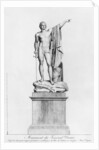 Design for a Monument to General Desaix de Veygoux by the sculptor Claude Dejoux, Place des Victoires, Paris, 1806 by French School