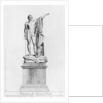 Design for a Monument to General Desaix de Veygoux by the sculptor Claude Dejoux, Place des Victoires, Paris, 1806 by French School