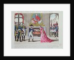 Magnanimity of Emperor Napoleon towards the Princess of Hatzfeld, 1806 by French School