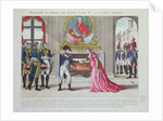 Magnanimity of Emperor Napoleon towards the Princess of Hatzfeld, 1806 by French School