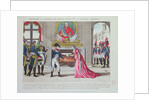Magnanimity of Emperor Napoleon towards the Princess of Hatzfeld, 1806 by French School