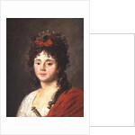 Portrait of Mademoiselle Maillard as the Goddess of Reason at the Fete de l'Eglise de Notre-Dame, 10th November 1793, after 1793 by Jean Francois Garneray