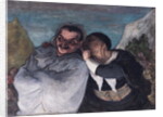Crispin and Scapin, or Scapin and Sylvester, c.1863-65 by Honore Daumier
