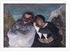 Crispin and Scapin, or Scapin and Sylvester, c.1863-65 by Honore Daumier
