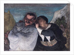 Crispin and Scapin, or Scapin and Sylvester, c.1863-65 by Honore Daumier