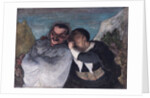 Crispin and Scapin, or Scapin and Sylvester, c.1863-65 by Honore Daumier