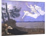 The Dream: 'In his sleep he saw Love, Glory and Wealth appear to him', 1883 by Pierre Puvis de Chavannes