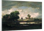 The Pool with a Stormy Sky, c.1865-7 by Pierre Etienne Theodore Rousseau