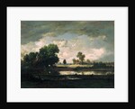 The Pool with a Stormy Sky, c.1865-7 by Pierre Etienne Theodore Rousseau